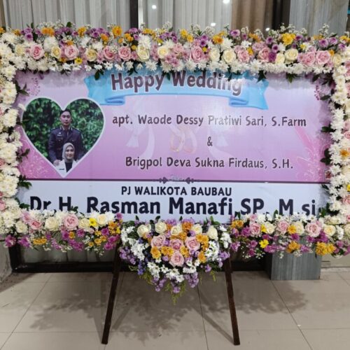 Karangan Bunga Pernikahan rumahdukapalangkaraya King Florist rumahdukapalangkaraya – Sentuhan Elegan