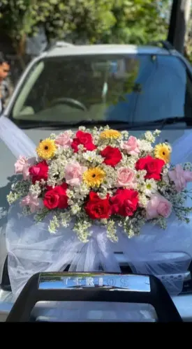 Bunga Hias Mobil Pernikahan di Rumah Duka Palangkaraya