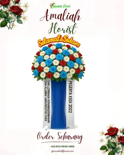Standing Flower di Rumah Duka Palangkaraya